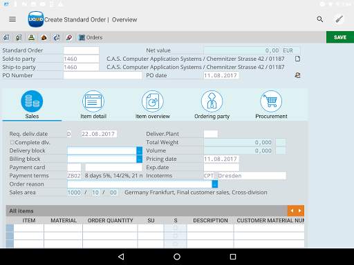 Liquid UI Client for SAP screenshot 12