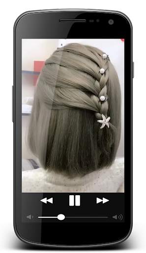 Short Hairstyles - Video Step By Step Offline screenshot 7