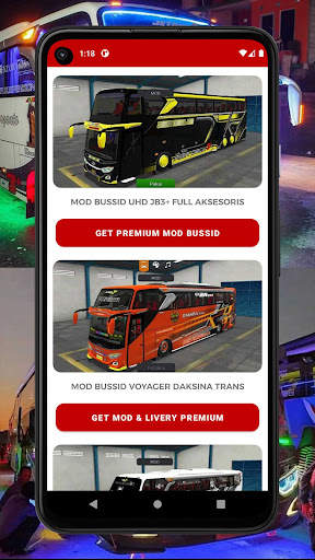 Livery Bussid Bus Full Strobo screenshot 3