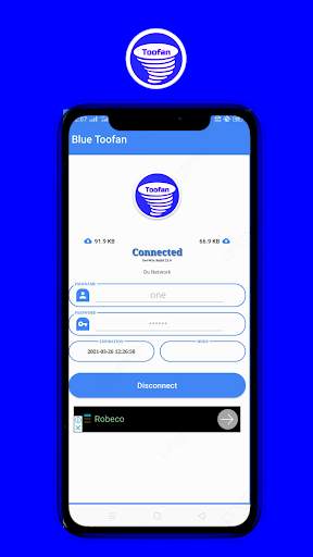 Blue Toofan VPN screenshot 1