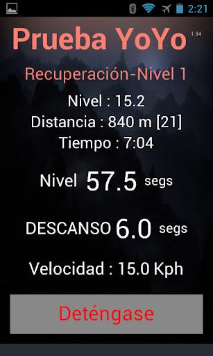 Yo-Yo Test Intermitente screenshot 3