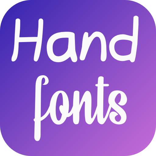 Hand fonts for FlipFont 2.3.7