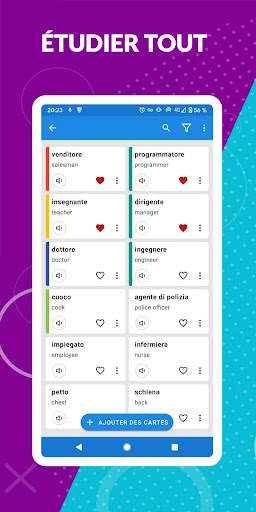Flashcards - Outil d'étude screenshot 1