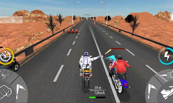 Bike Attack Race Highway Tricky Stunt Rider screenshot 5