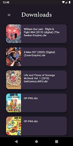 Readz Lite : Comic Reader(CBR, CBZ , RAR) screenshot 1