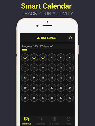 30 Day Lunge Challenge Free screenshot 10