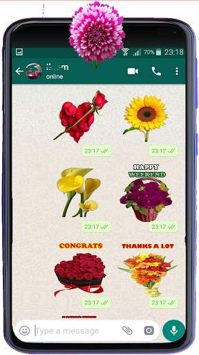 Flowers Stickers 2020 for WhatsApp - WAStickerApps screenshot 8