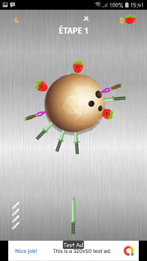 master pisau: bola terobosan screenshot 3