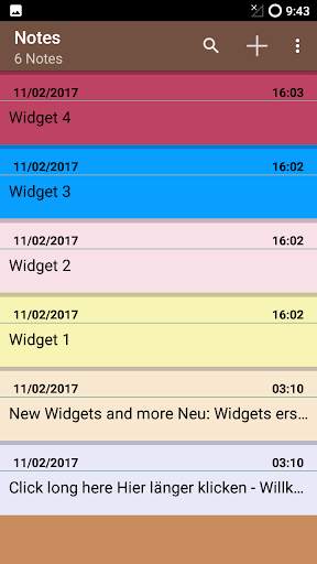 Notes app Android screenshot 1