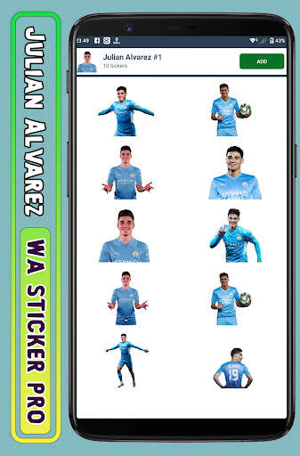 Julian Alvarez - WA Sticker screenshot 2
