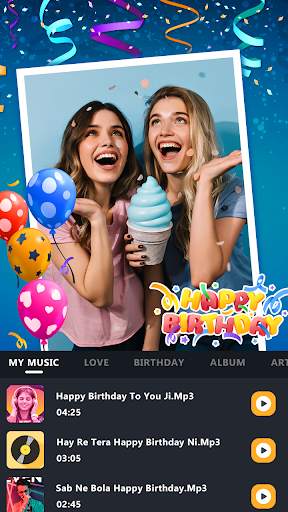 Birthday Video Maker with Song and Name screenshot 4