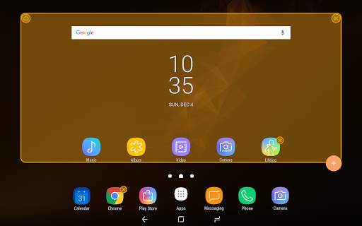 Galaxy S9 orange | Xperia™ Theme 15 تصوير الشاشة