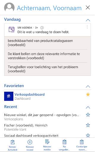 Dynamics 365 for Phones screenshot 1