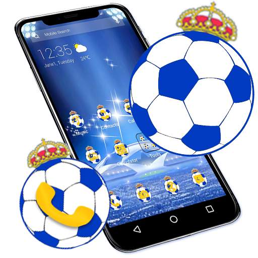 Football Blue APUS Launcher Theme 43.0.1001