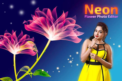 Neon Flower Photo Editor screenshot 5