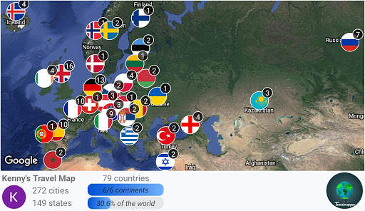 Travel Mapper: Where I've Been screenshot 21