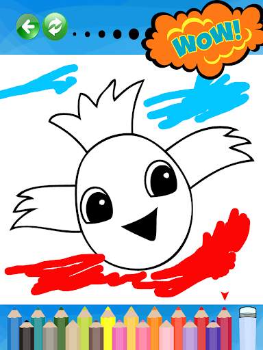 Birds Drawing and Coloring pag screenshot 1