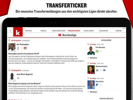 kicker Fußball News screenshot 16