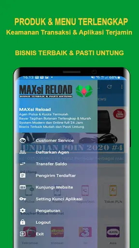 Distributor Agen Kuota Terlengkap - MAXsi Reload स्क्रीनशॉट 8