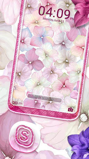 Hydrangea Flower LauncherTheme screenshot 4