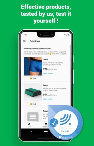 Detector o medidor EMF gratis - ElectroSmart screenshot 6