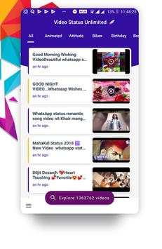 Video Status Unlimited and Gif's screenshot 1