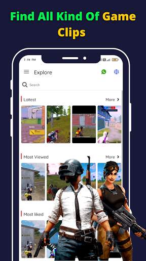 GamePlay: Clips for BGMI, WA Status Downloader screenshot 4