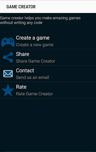 Game Creator screenshot 1