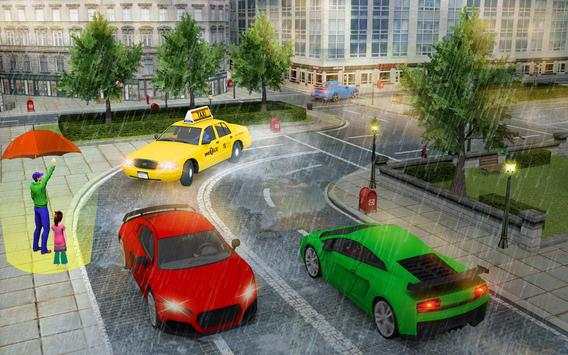 City Taxi Driver Cab Sim 2018 Pick & Drop Game screenshot 2