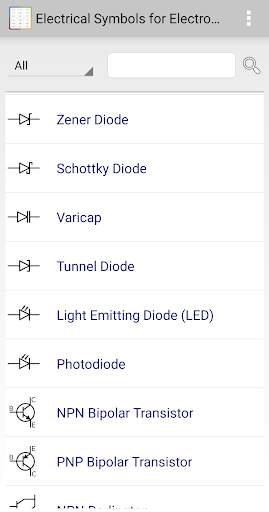 Electrical Symbols for Electronics screenshot 1