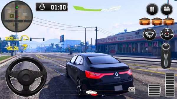 City Driving Renault Car Simulator screenshot 3