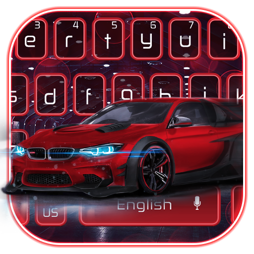 Red Speed Racing Car Keyboard Theme icon
