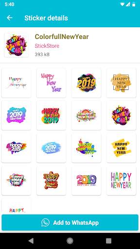 New Year 2021 Stickers for WhatsApp screenshot 2