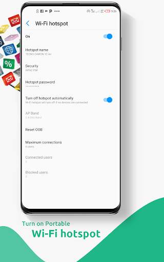 Wifi Hotspot Portable & Share All Data screenshot 4