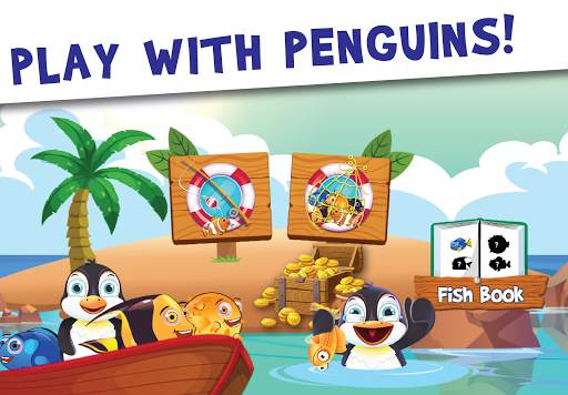 Fish Games For Kids | Trawling Penguin Games screenshot 5