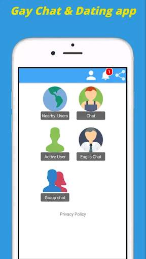 Gay Chat App & Gay Dating App 1 تصوير الشاشة
