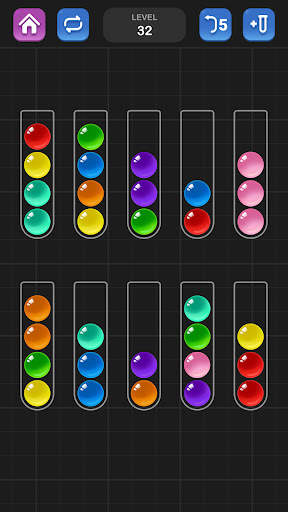Sortir Bola, Game Puzzle Warna screenshot 4