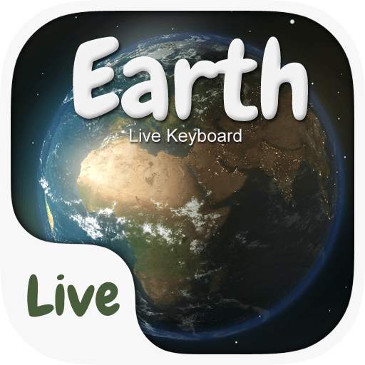 Earth Rotating Live Keyboard 13.3