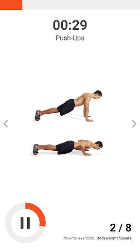 Treino de corpo inteiro (full body workout) screenshot 3