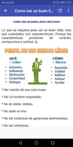 Un buen líder Cristiano screenshot 4