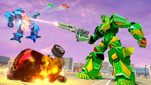 Flying Dino Robot Transformation Games 2021 screenshot 2