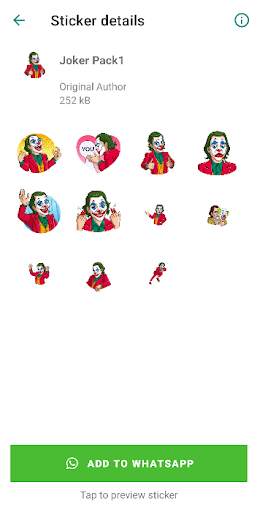 Joker Sticker Pro screenshot 2
