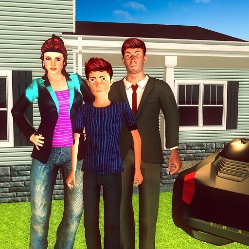 Virtual Mom Babysitter Daycare Happy Family icon
