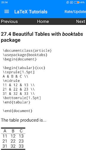 LaTeX in Easy Tutorials скриншот 6