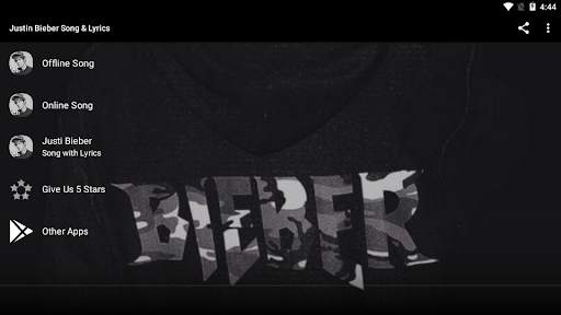 Justin Bieber Song & Lyrics screenshot 7