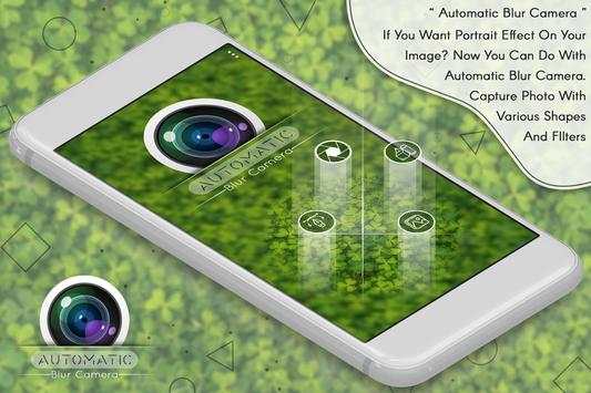 Automatic Blur Camera - Portrait photography DSLR screenshot 1