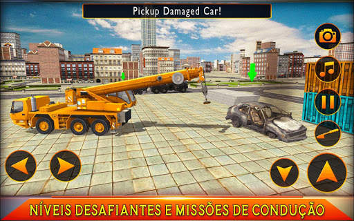 Pesado Grua Simulador Jogos screenshot 4