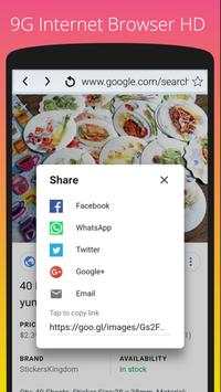 9G Internet Browser: Speed Internet Light & Fast screenshot 1