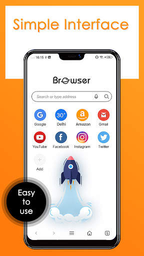 Browser, New UC, Browse Fast Video -Adopta Browser screenshot 1