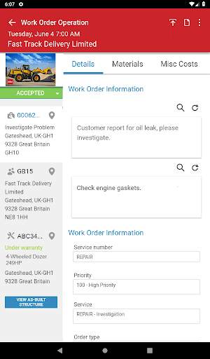 Infor MFS screenshot 5